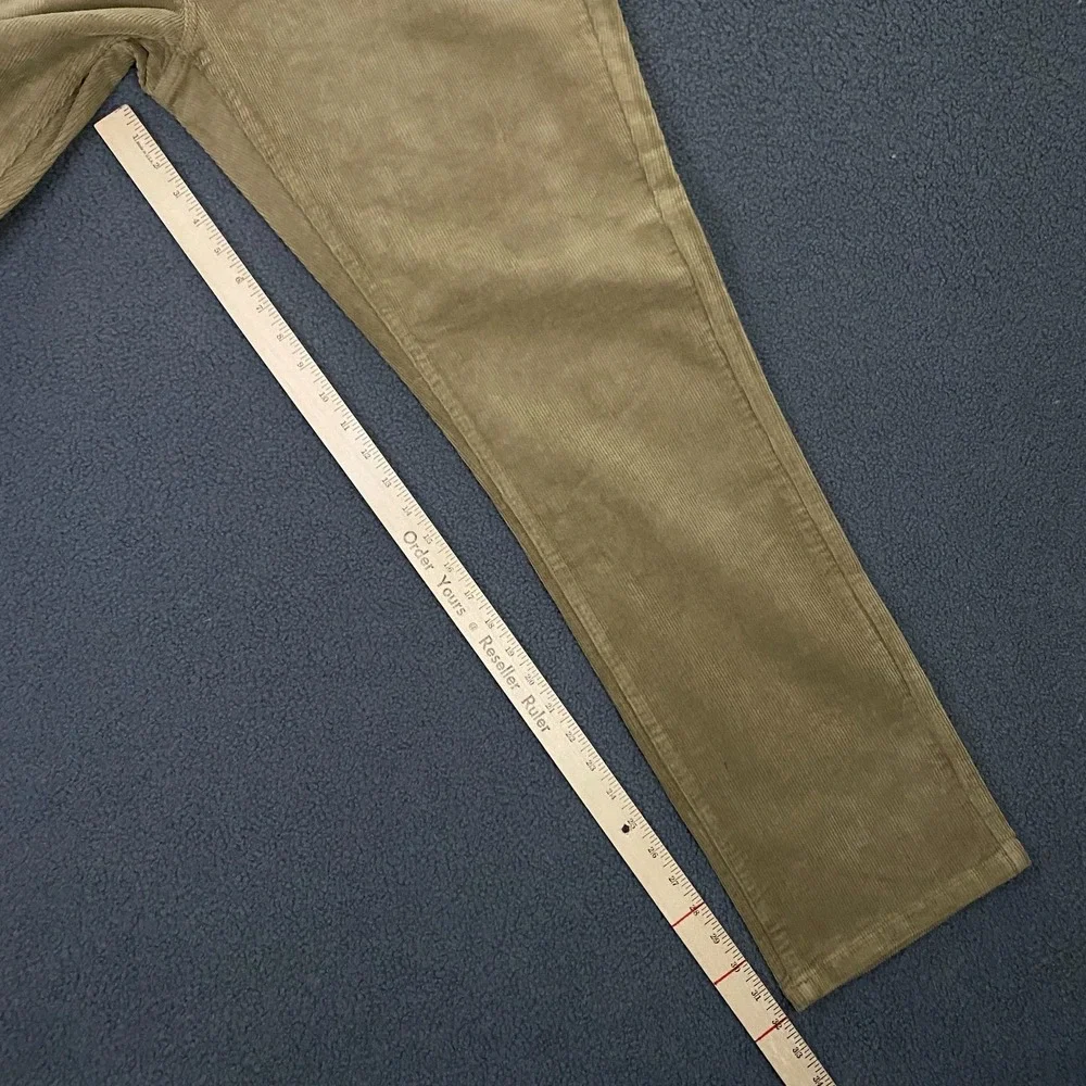 Katin Corey Corduroy Pant Mens 38x32 Slim Straight Chino Beige Brown